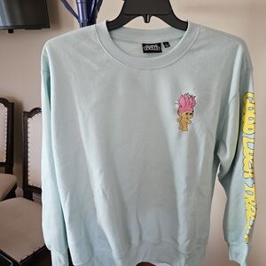 Trolls Graphic Mint Green Sweater